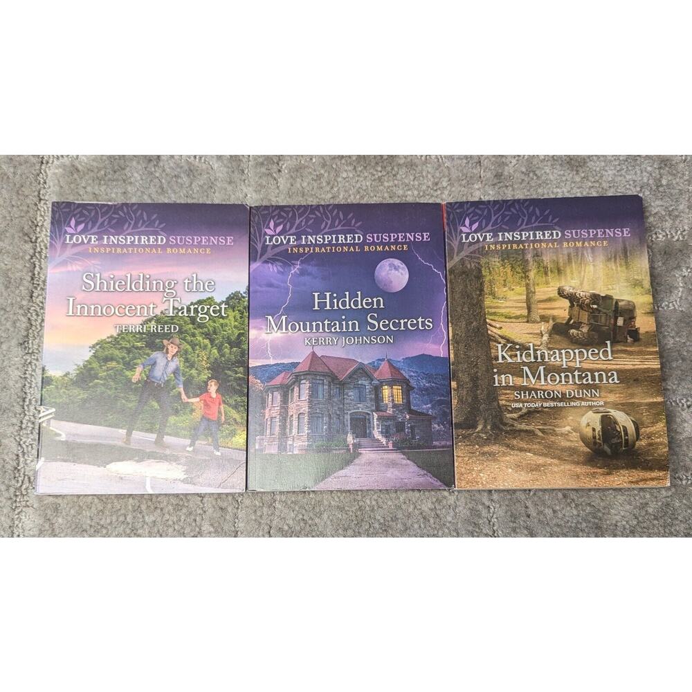 Love Inspired Suspense INSPIRATIONAL ROMANCE 3 PAPERBOOK LOT fiction novel 2024